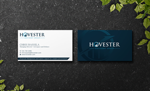 Business Card Design by Verified artistry (Design garden) for Hovester Advisory Group | Design: #28599082