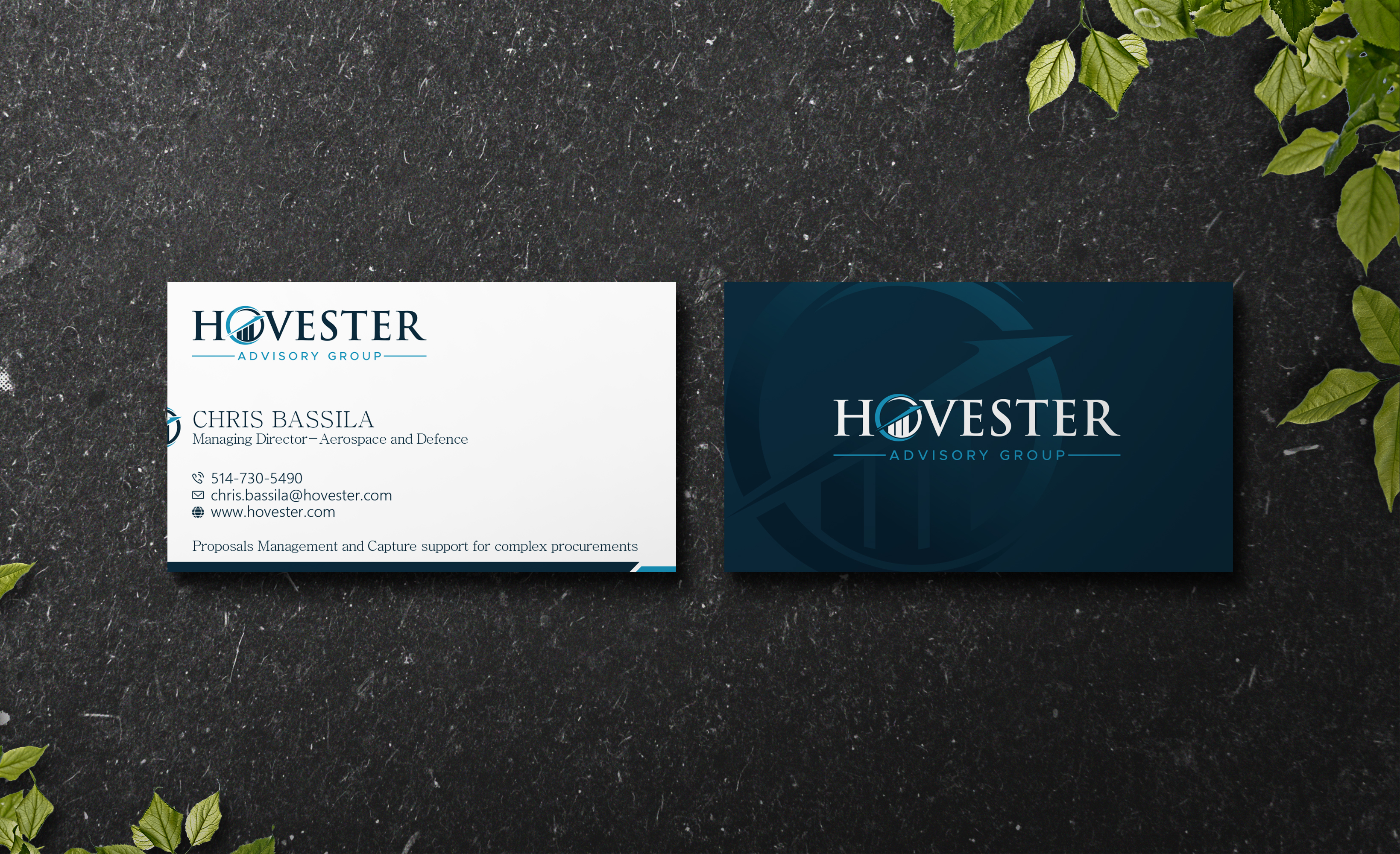 Business Card Design by Verified artistry (Design garden) for Hovester Advisory Group | Design #28599083
