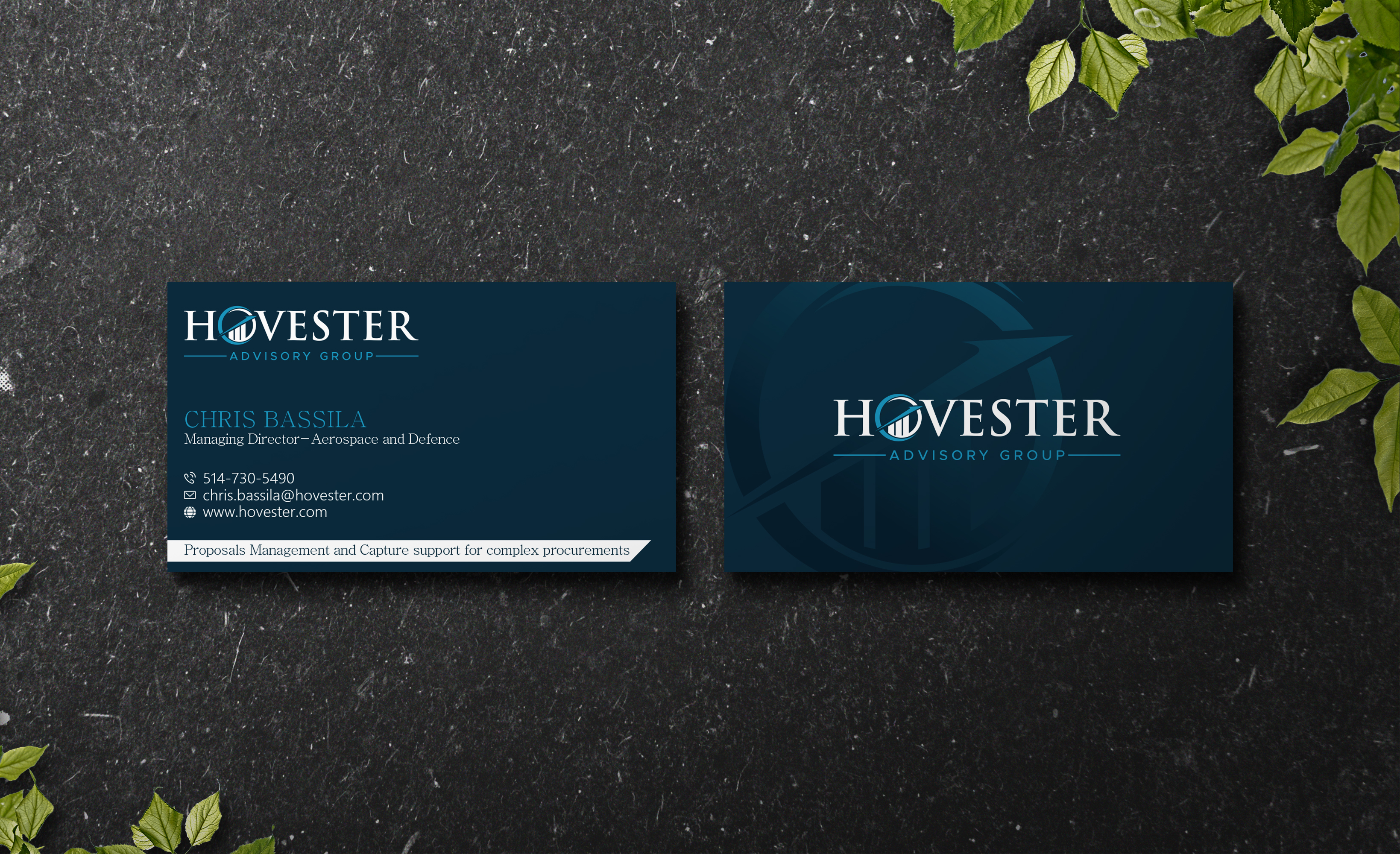 Business Card Design by Verified artistry (Design garden) for Hovester Advisory Group | Design #28599090