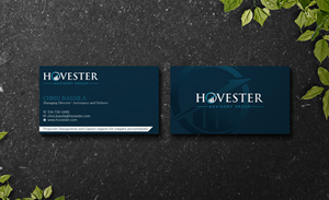 Business Card Design by Verified artistry (Design garden) for Hovester Advisory Group | Design: #28599090