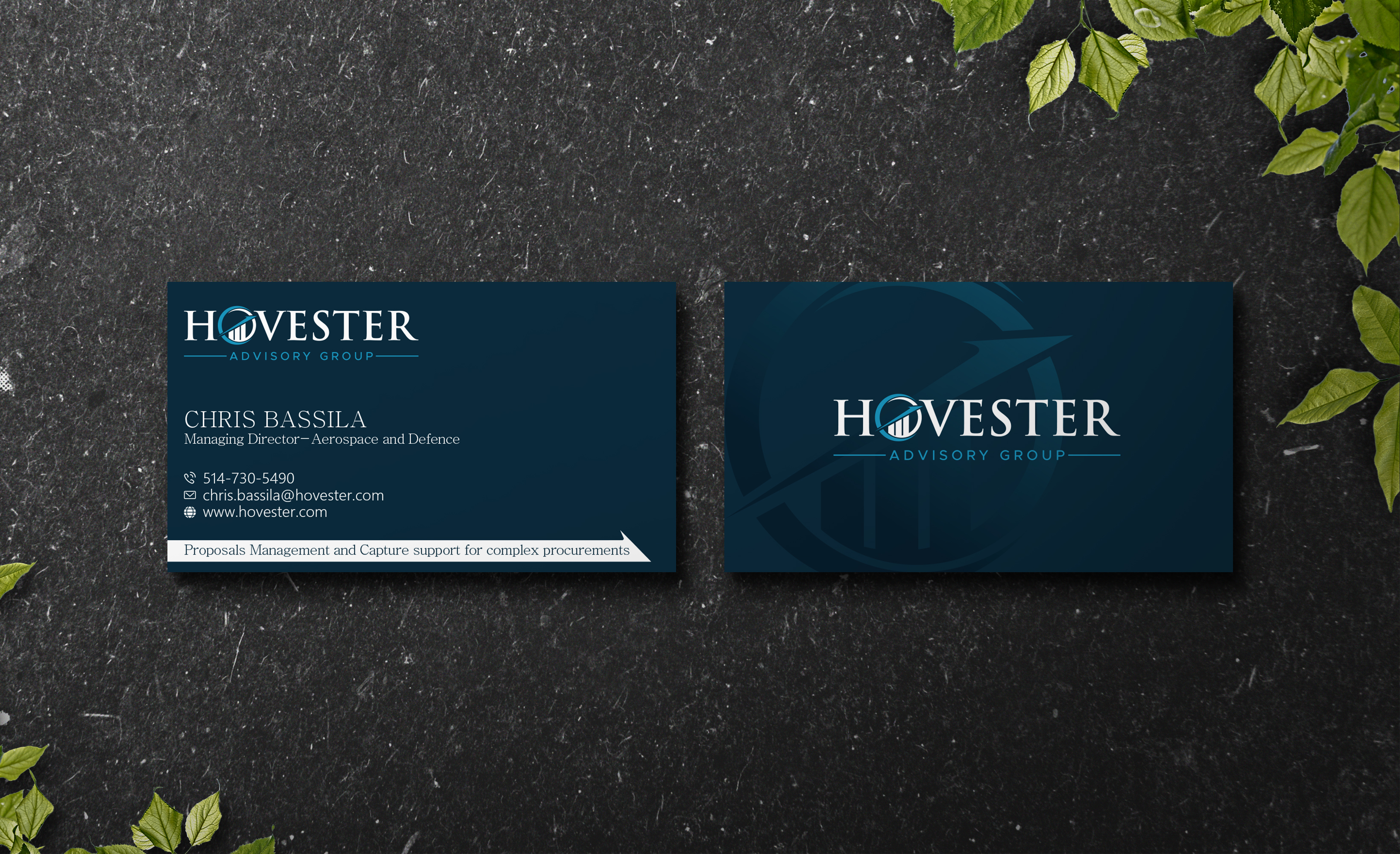 Business Card Design by Verified artistry (Design garden) for Hovester Advisory Group | Design #28599091