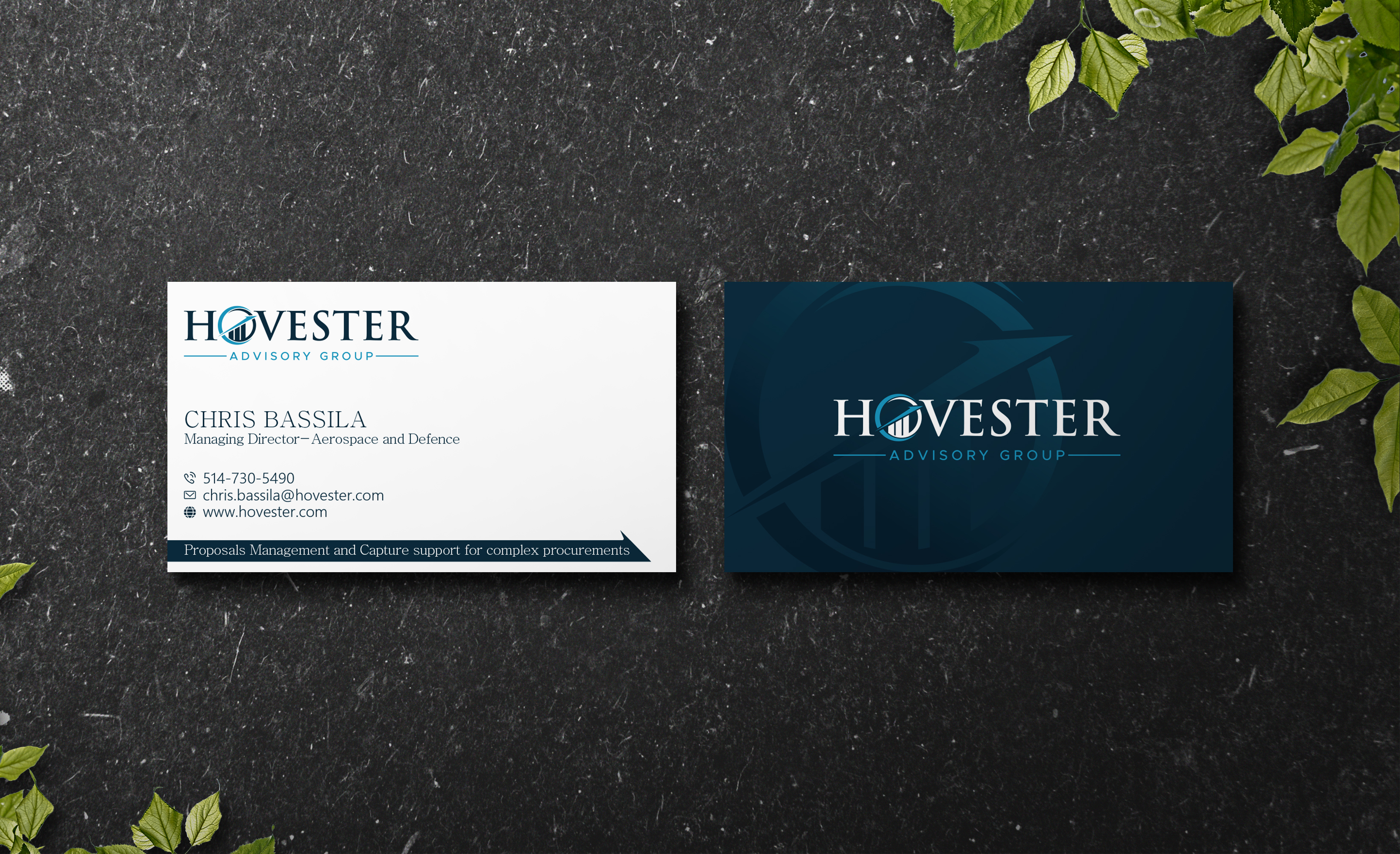 Business Card Design by Verified artistry (Design garden) for Hovester Advisory Group | Design #28599092