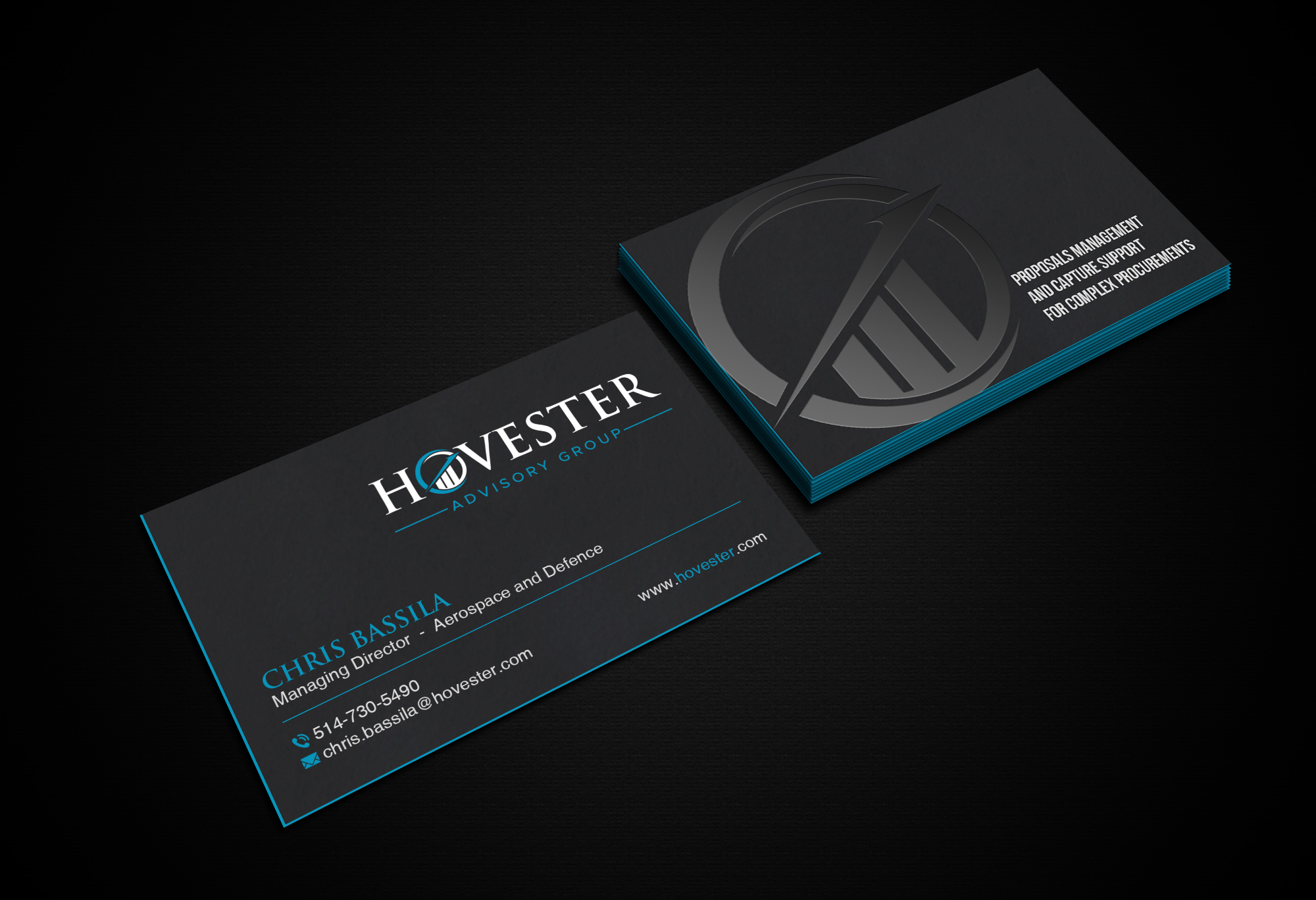 Design de Carte de Visite par Creations Box 2015 pour Hovester Advisory Group | Design #28594957