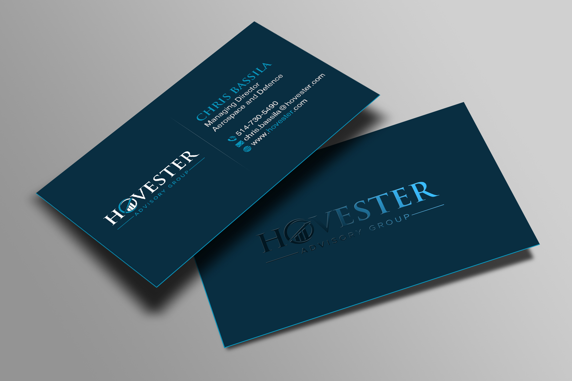Business Card Design by Creations Box 2015 for Hovester Advisory Group | Design #28594963