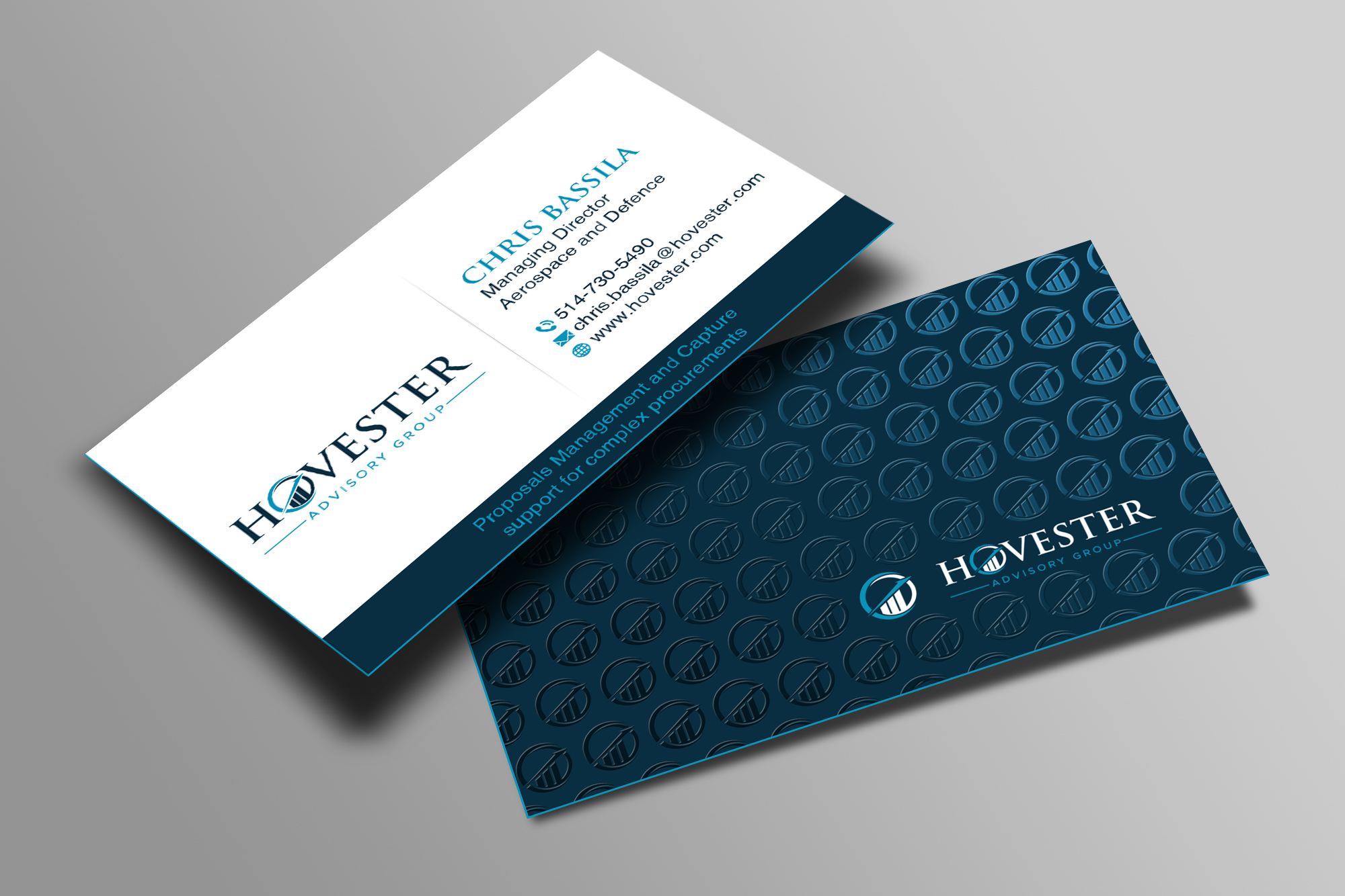 Business Card Design by Creations Box 2015 for Hovester Advisory Group | Design #28594965