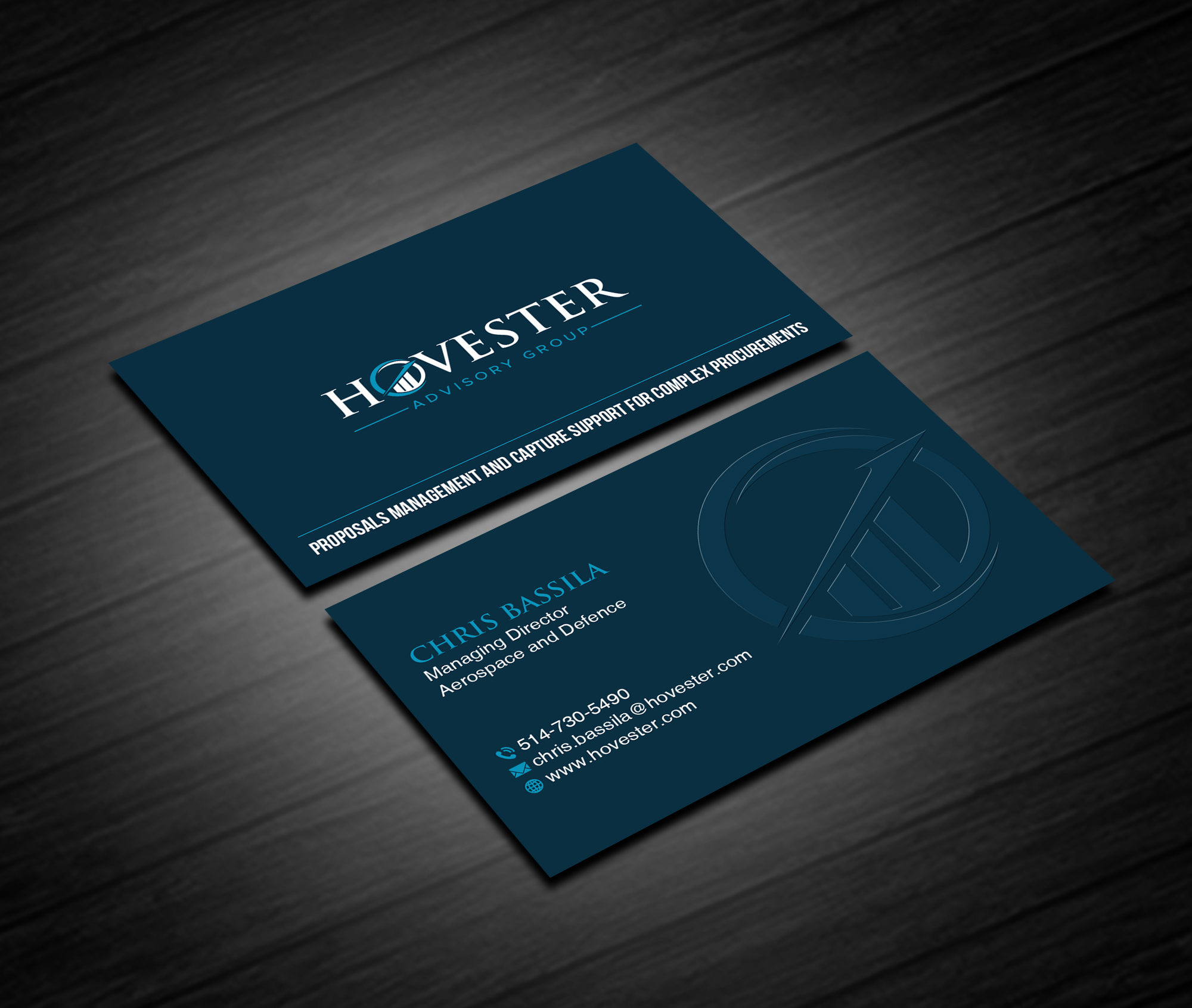 Business Card Design by Creations Box 2015 for Hovester Advisory Group | Design #28597457