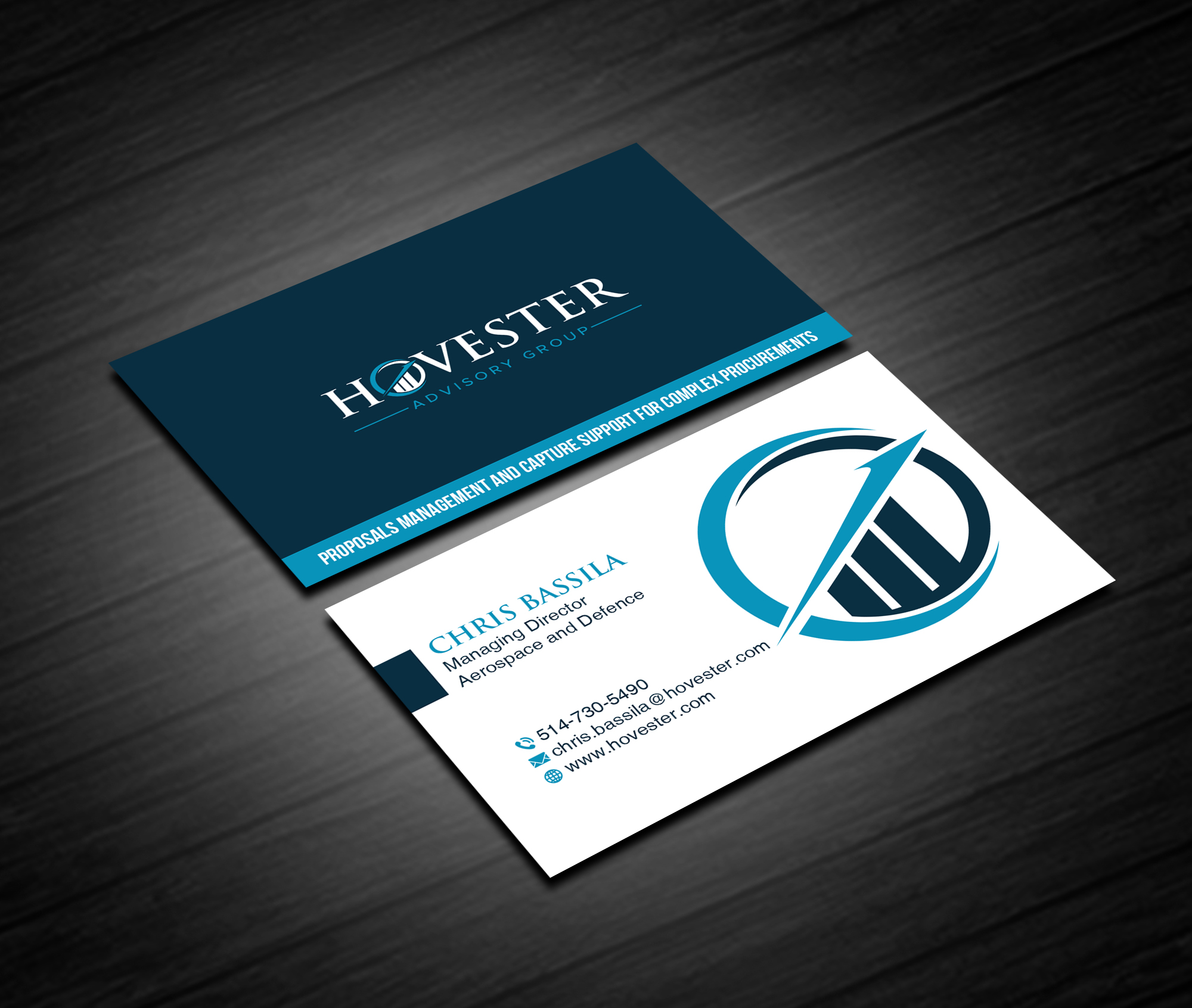 Business Card Design by Creations Box 2015 for Hovester Advisory Group | Design #28597458