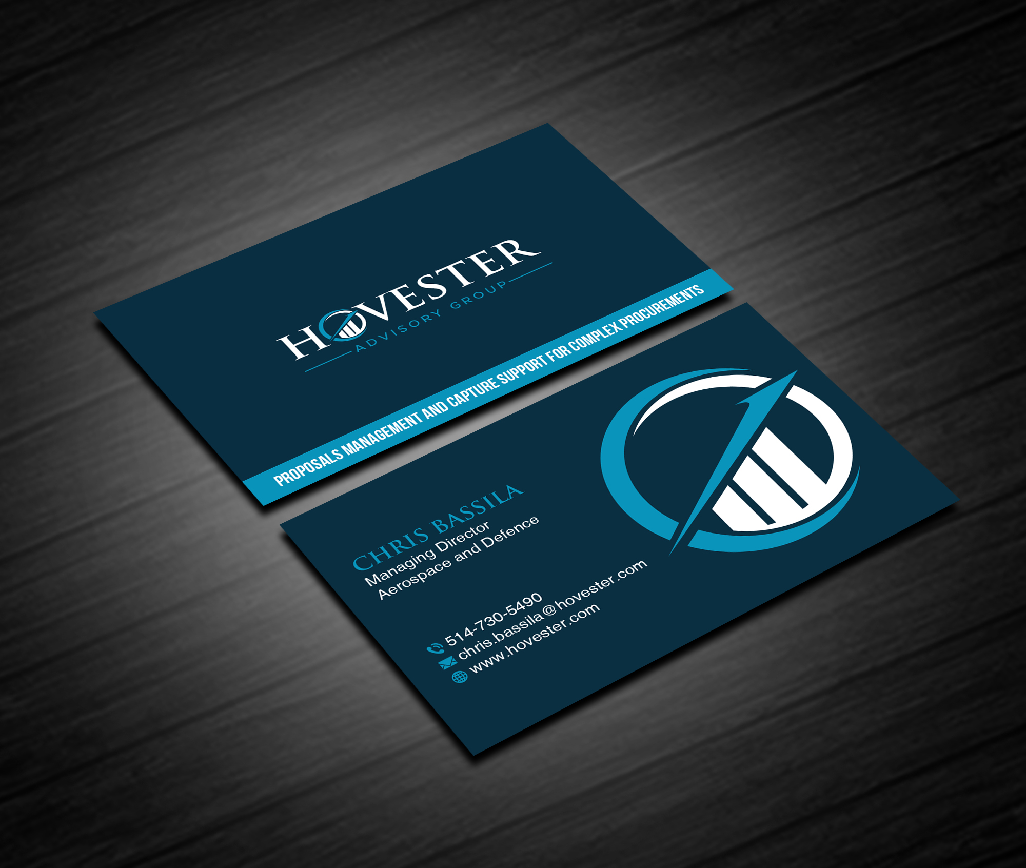 Business Card Design by Creations Box 2015 for Hovester Advisory Group | Design #28597459
