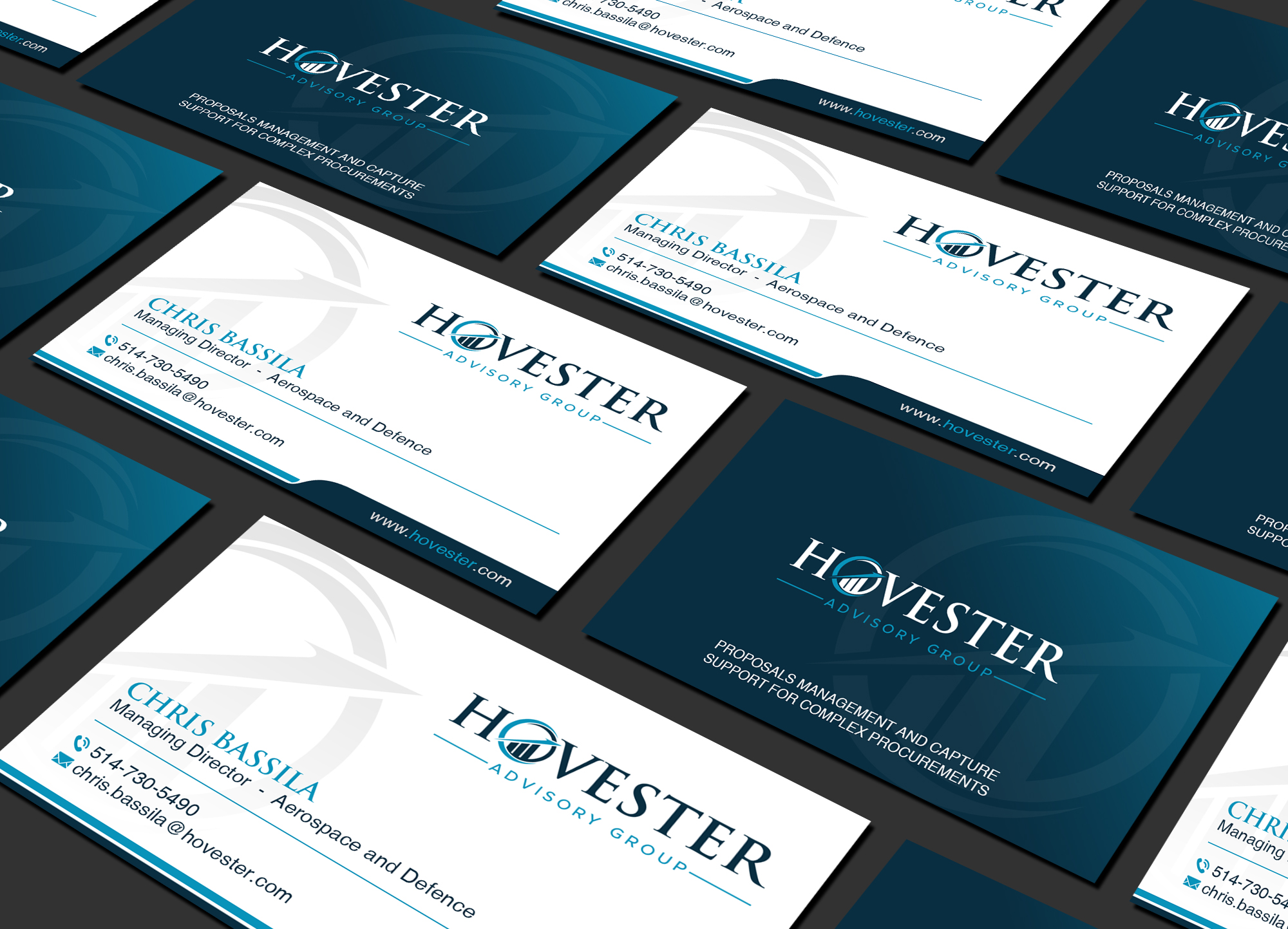 Business Card Design by Creations Box 2015 for Hovester Advisory Group | Design #28597461