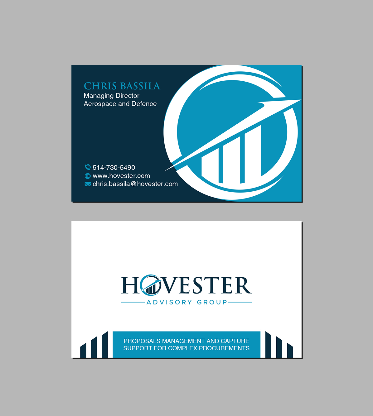 Business Card Design by Creations Box 2015 for Hovester Advisory Group | Design #28597463