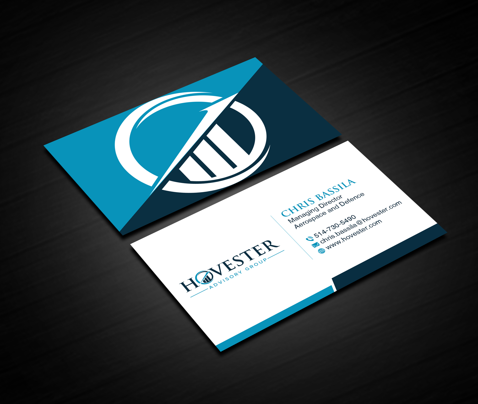 Business Card Design by Creations Box 2015 for Hovester Advisory Group | Design #28597469
