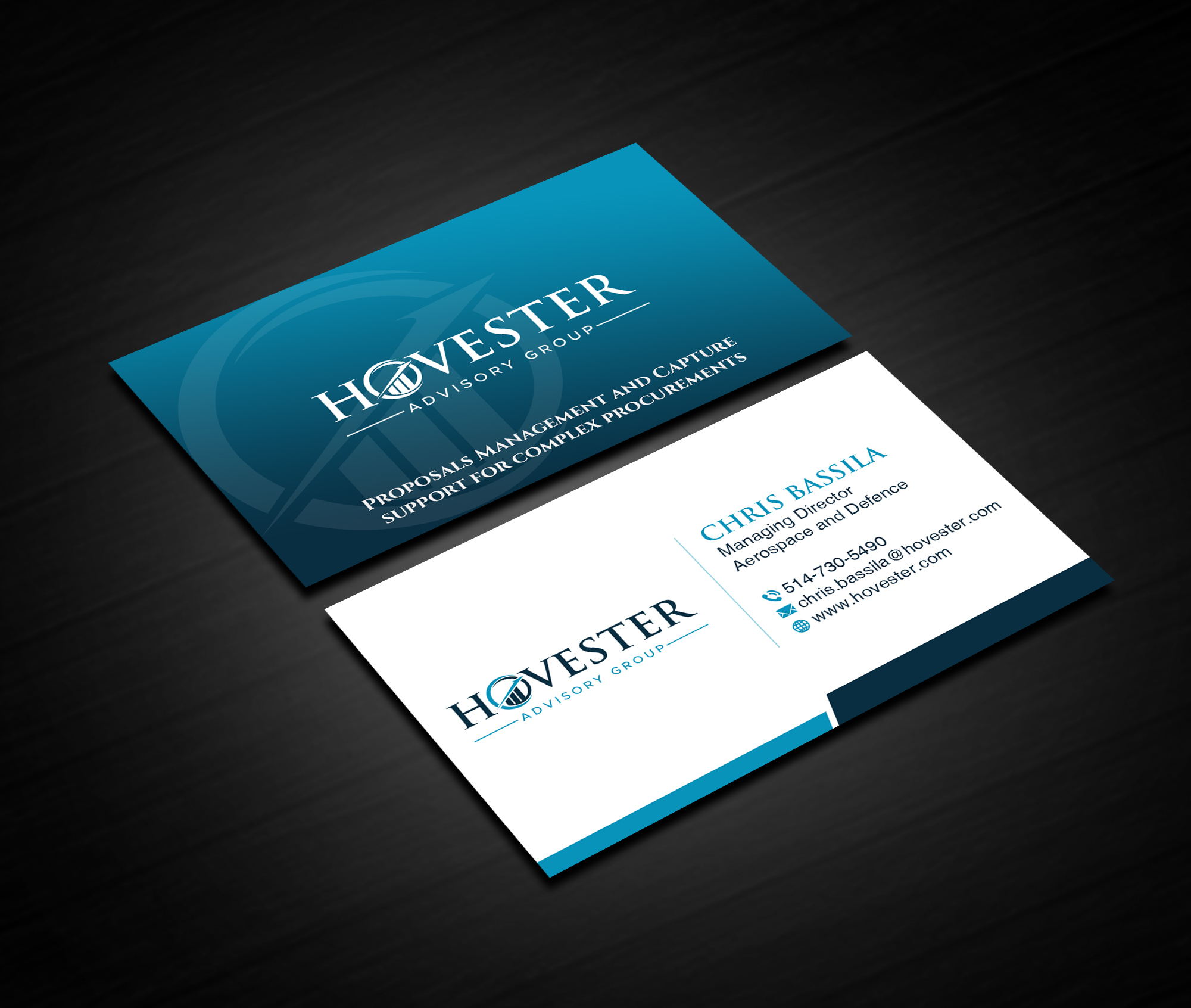 Business Card Design by Creations Box 2015 for Hovester Advisory Group | Design #28597471