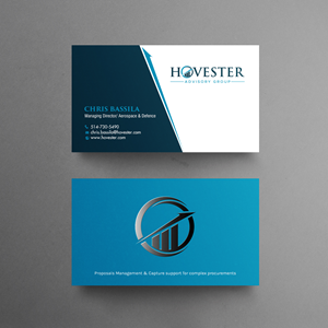 Business Card Design by chandrayaan.creative for Hovester Advisory Group | Design: #28595731
