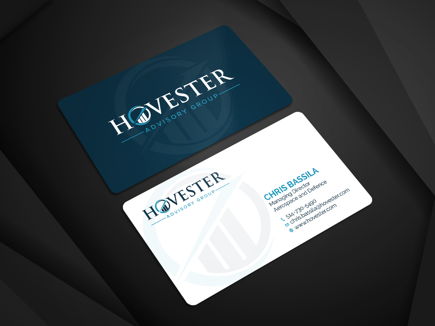 Business Card Design by Tripti Ranjan Gain for Hovester Advisory Group | Design #28594100
