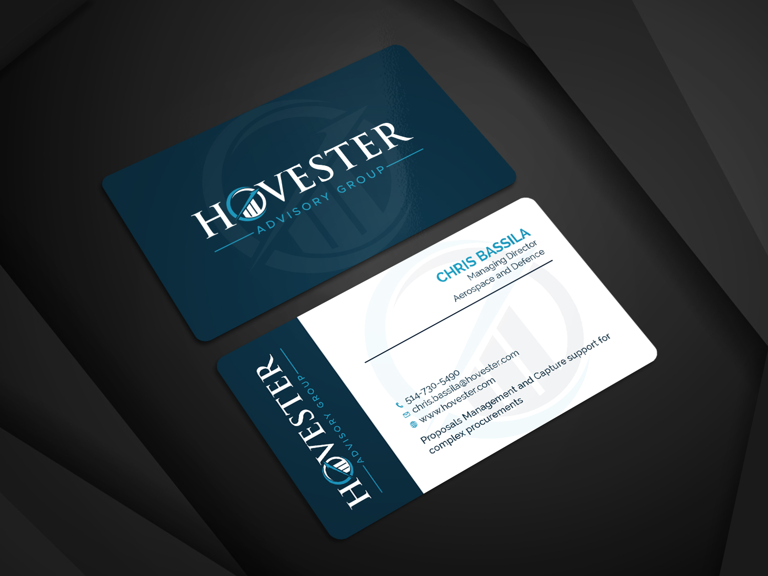 Business Card Design by Tripti Ranjan Gain for Hovester Advisory Group | Design #28594101