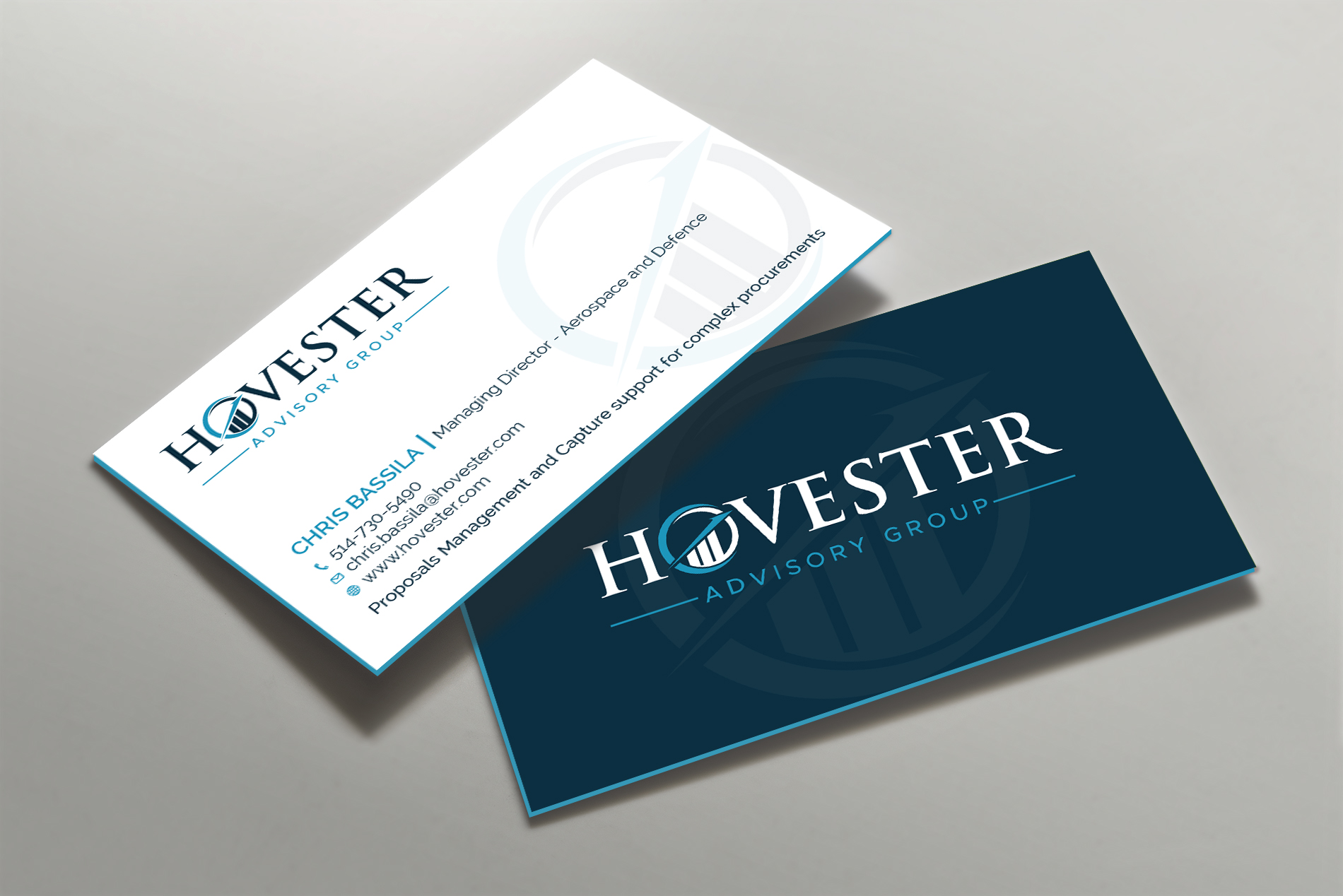 Business Card Design by Tripti Ranjan Gain for Hovester Advisory Group | Design #28594102