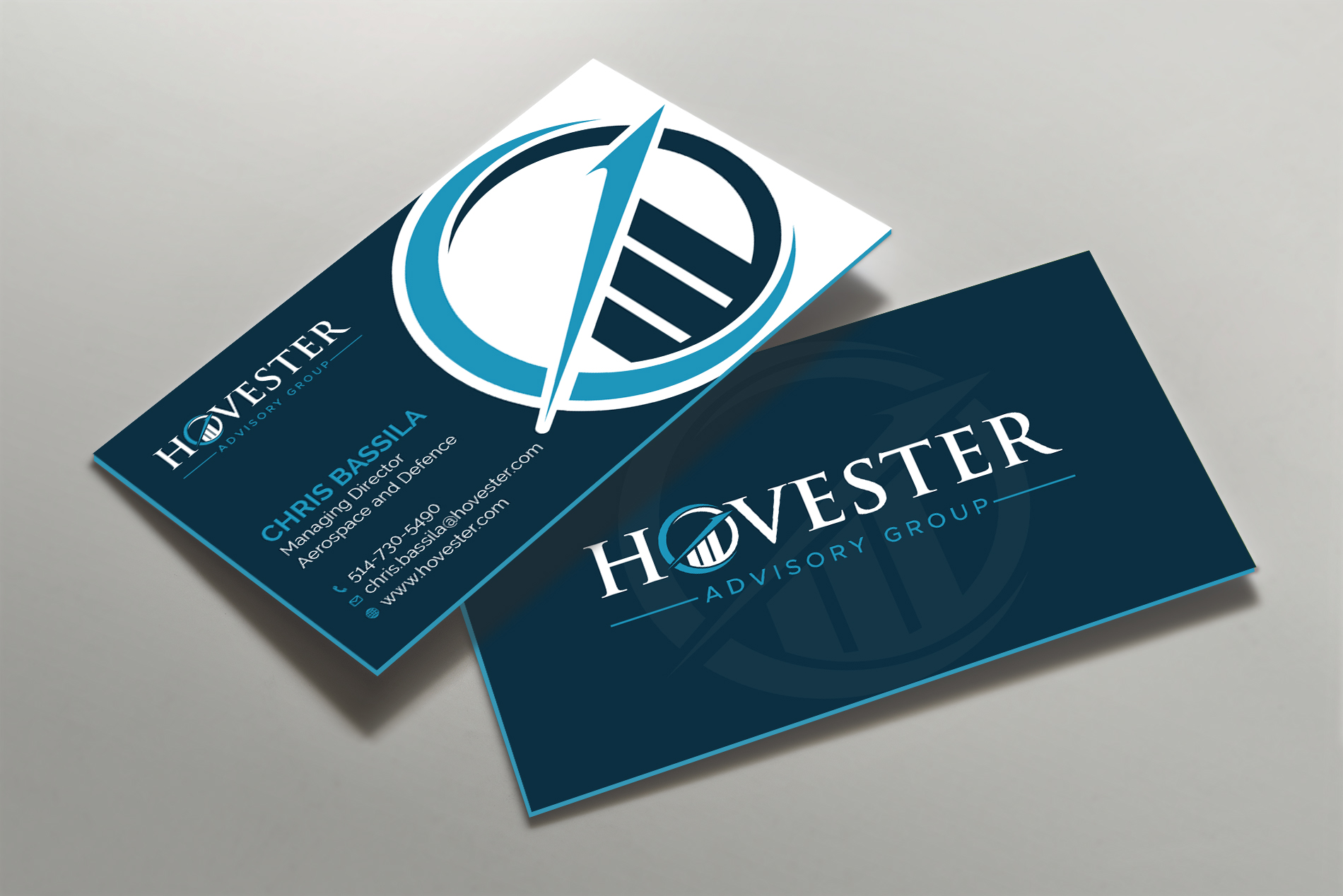 Business Card Design by Tripti Ranjan Gain for Hovester Advisory Group | Design #28594103