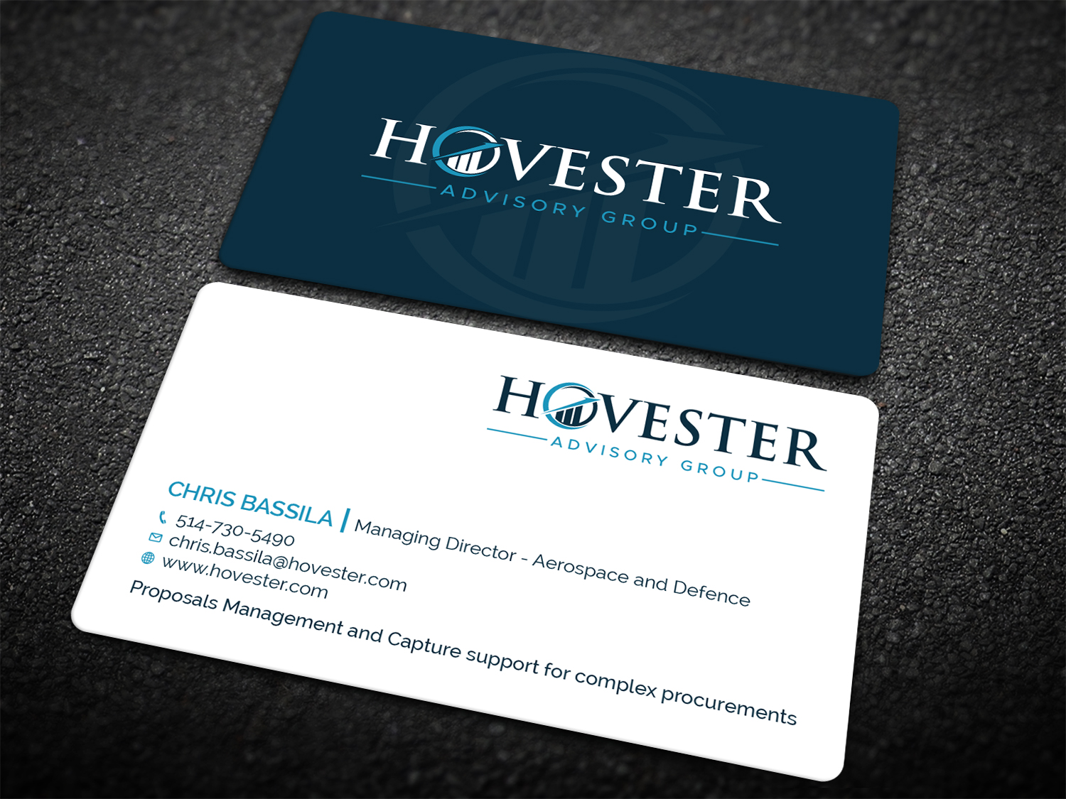 Business Card Design by Tripti Ranjan Gain for Hovester Advisory Group | Design #28594104