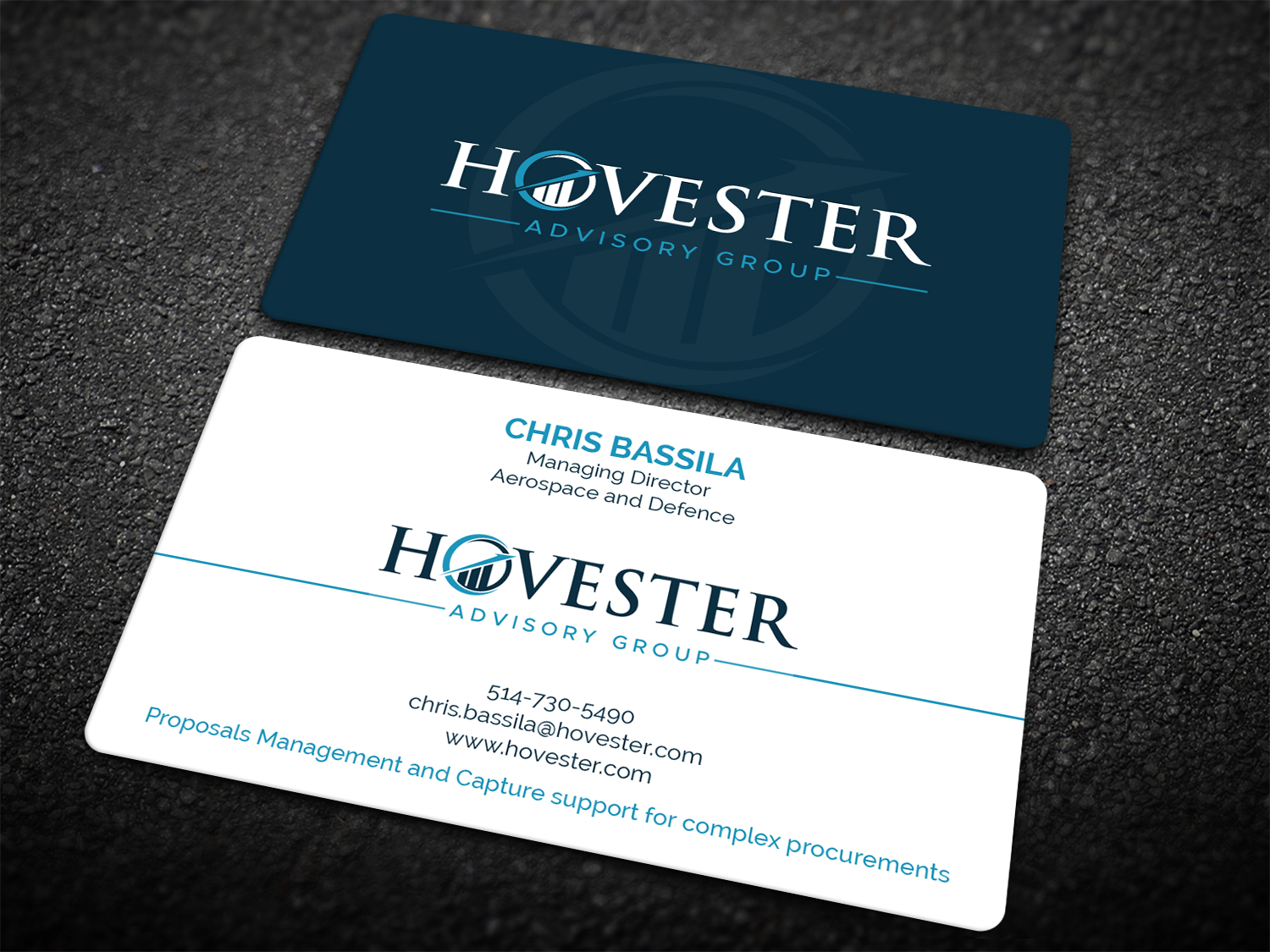 Business Card Design by Tripti Ranjan Gain for Hovester Advisory Group | Design #28594105