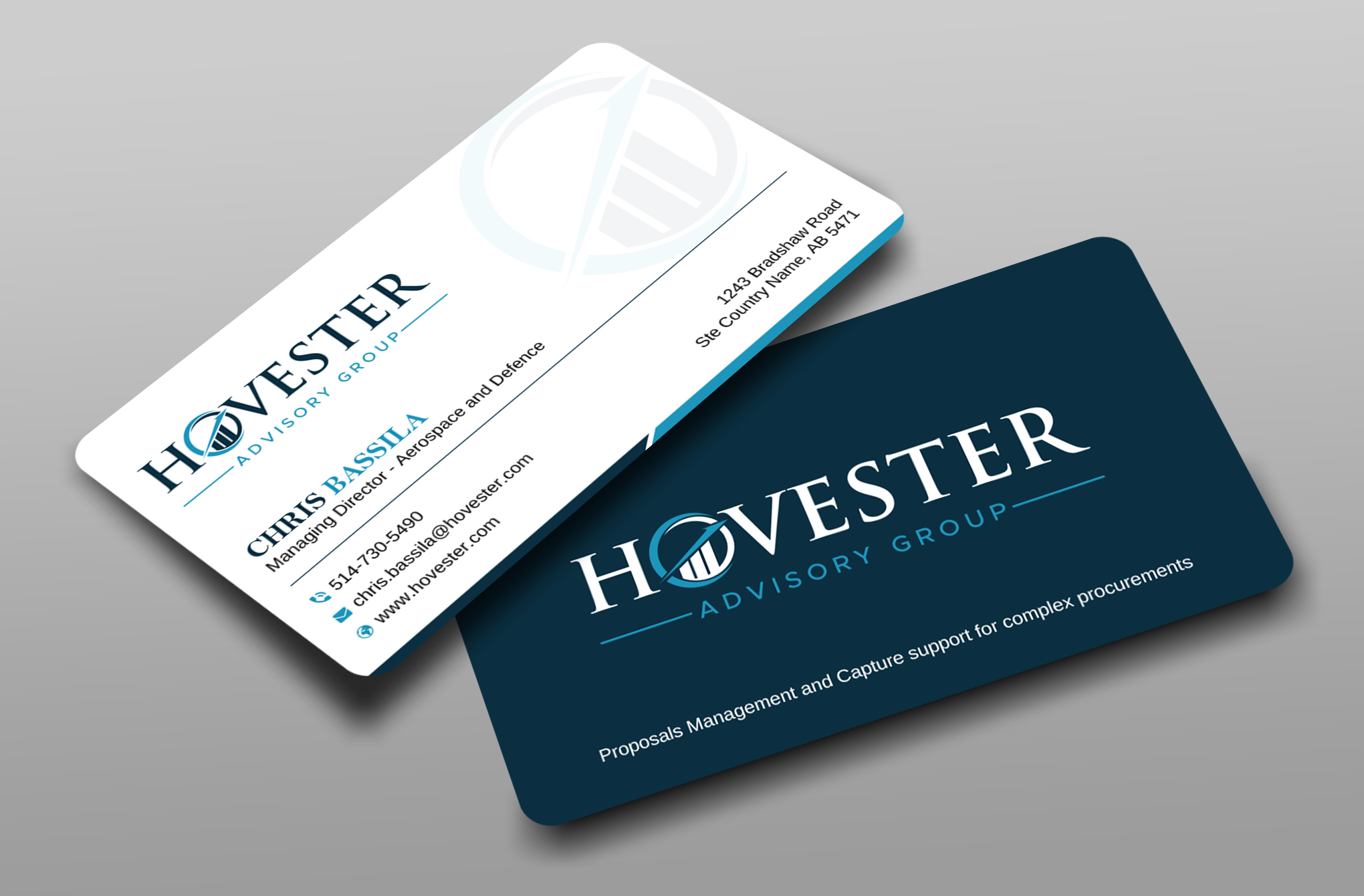 Business Card Design by Uttom 2 for Hovester Advisory Group | Design #28595392