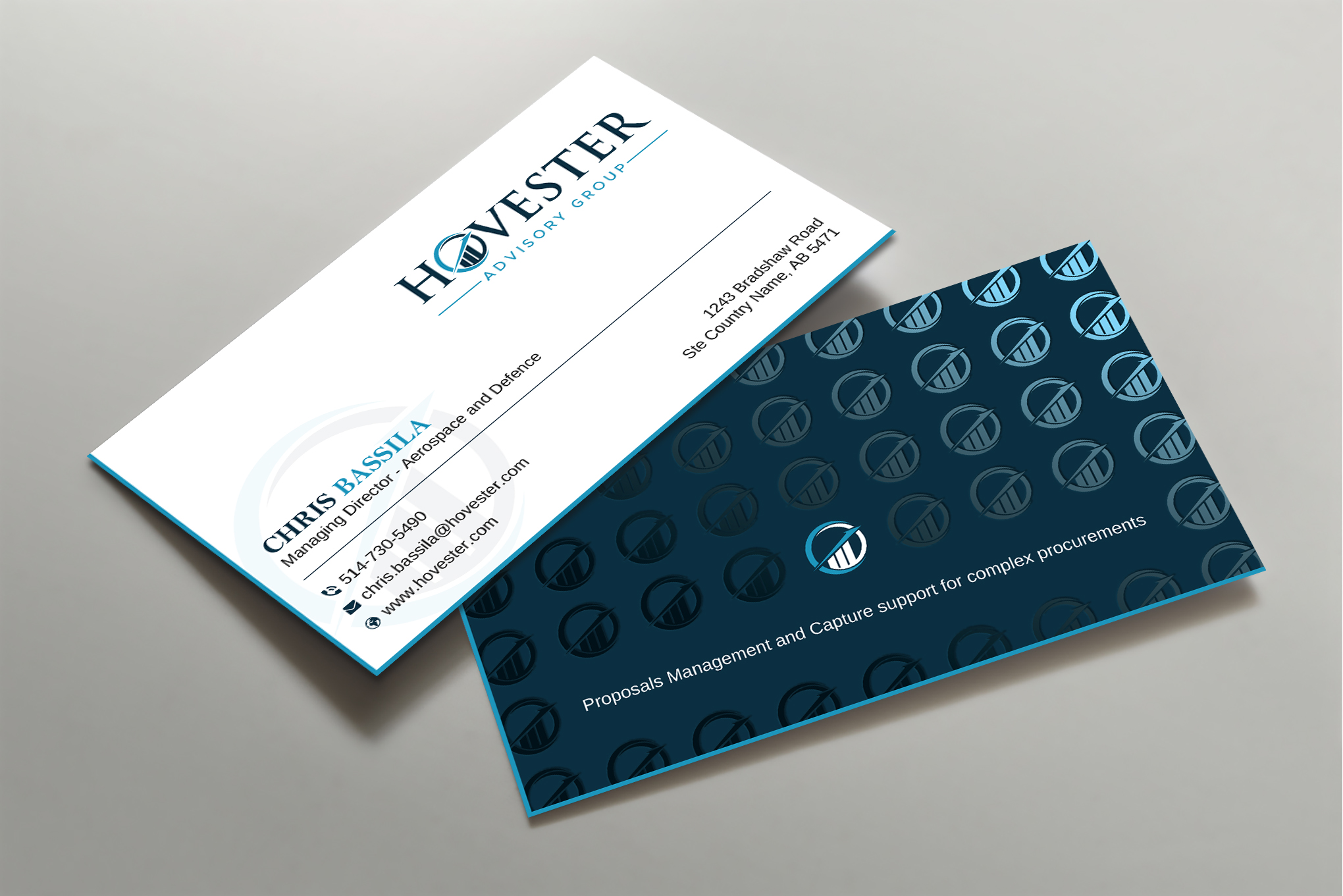 Business Card Design by Uttom 2 for Hovester Advisory Group | Design #28595396