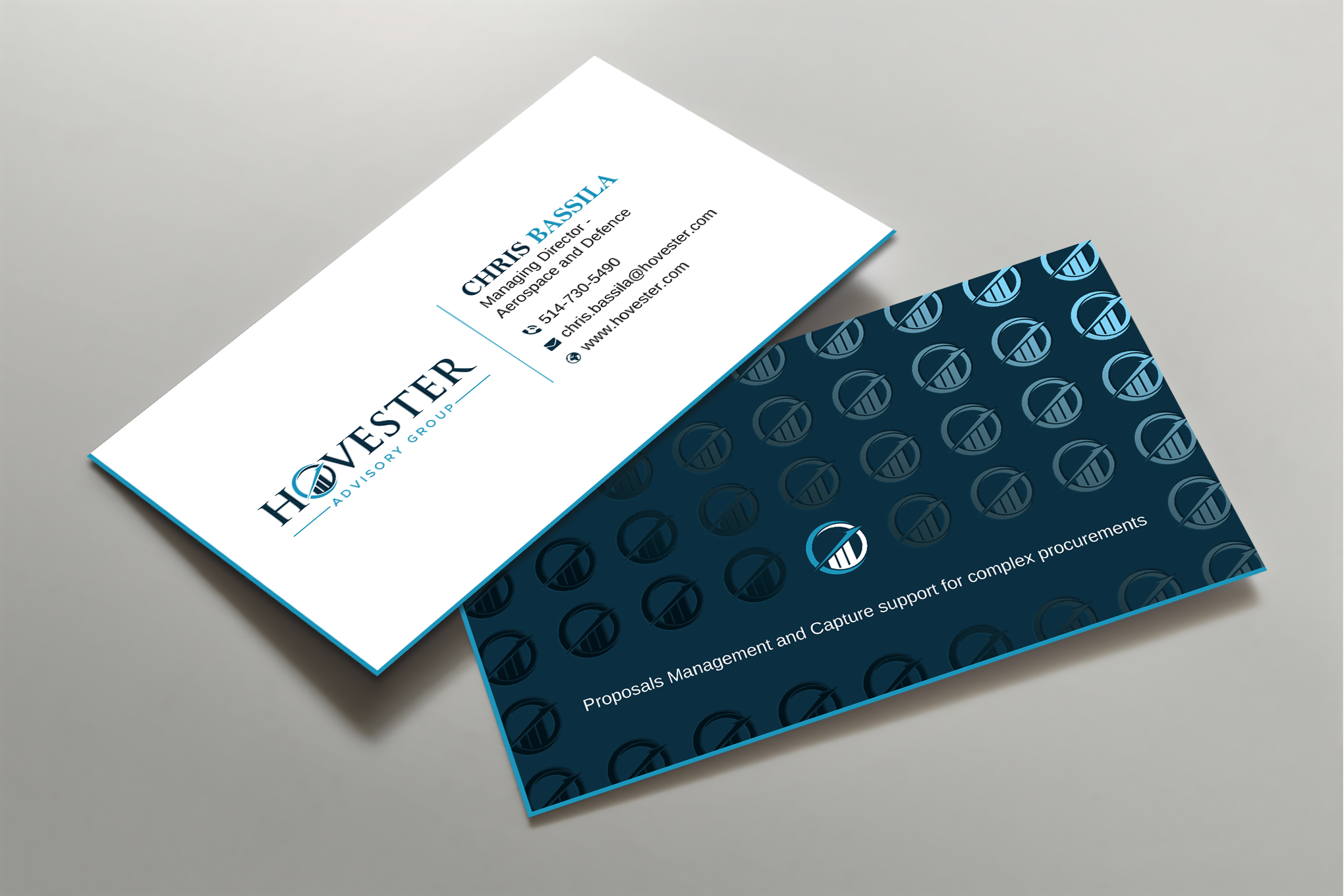 Business Card Design by Uttom 2 for Hovester Advisory Group | Design #28595425