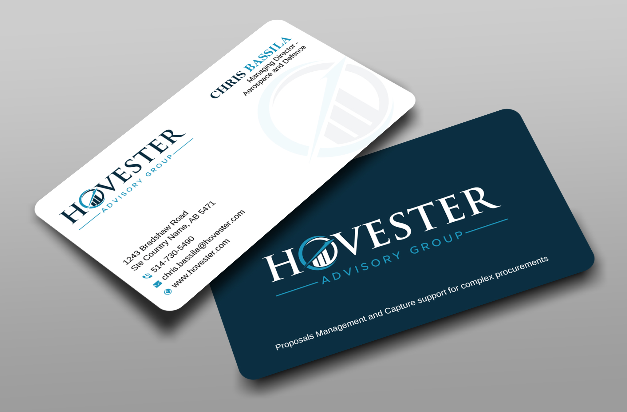 Business Card Design by Uttom 2 for Hovester Advisory Group | Design #28604801