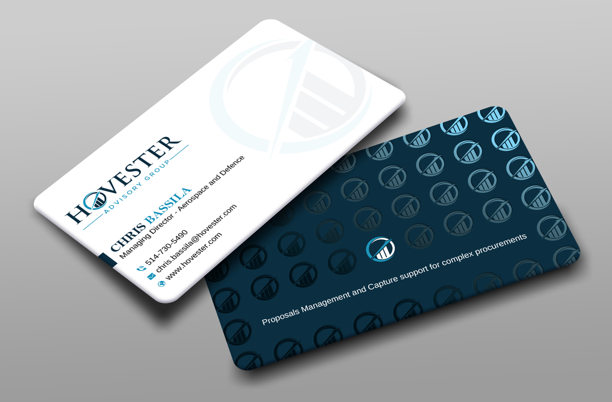 Business Card Design by Uttom 2 for Hovester Advisory Group | Design #28604802