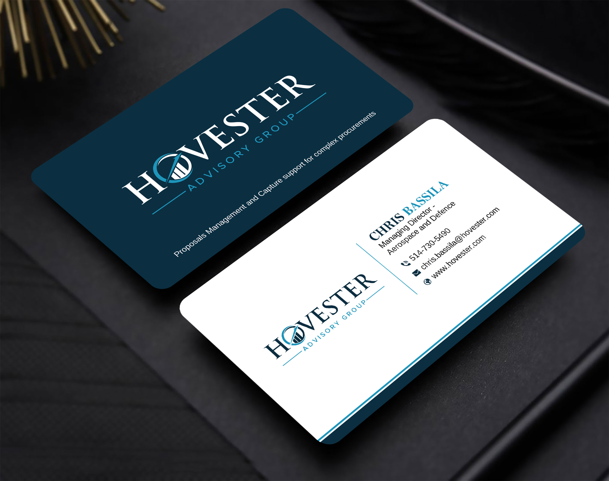 Business Card Design by Uttom 2 for Hovester Advisory Group | Design #28604806