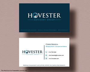 Design de Carte de Visite par AA Solutions pour Hovester Advisory Group | Design #28592931