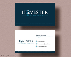 Business Card Design by AA Solutions for Hovester Advisory Group | Design: #28592946