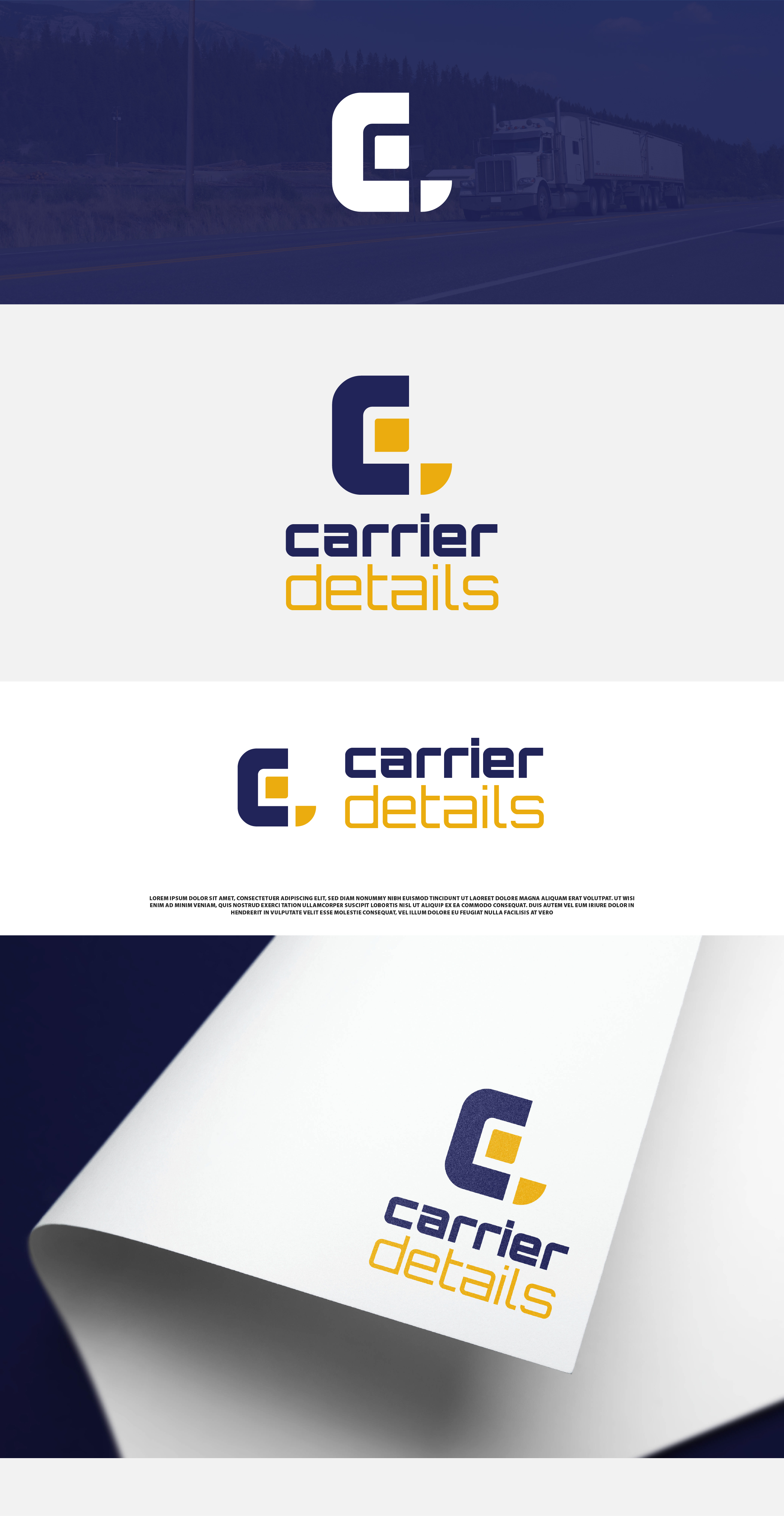 Design de Logo par Fezy Design Studio pour Carrier Details LLC | Design #28592438