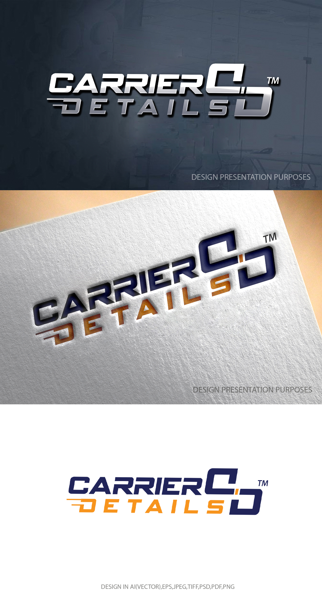 Logo Design by graphicevolution for Carrier Details LLC | Design #28595972