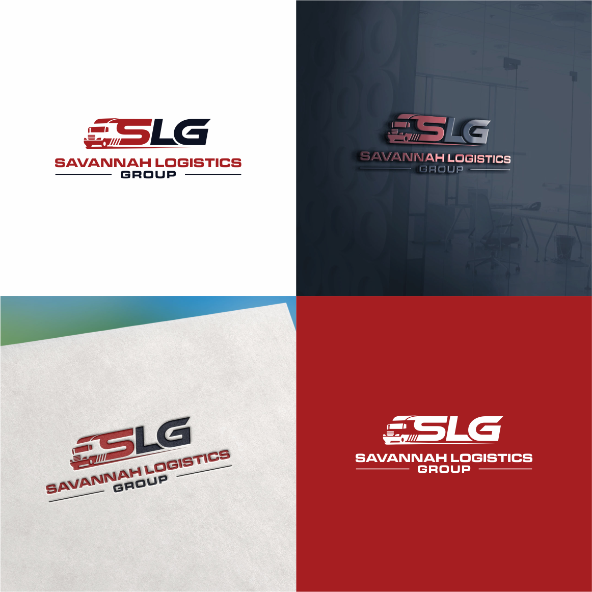 Logo Design by achil78 for Savannah Logistics Group | Design #28596289