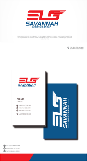 Diseño de Logo por graphicevolution para Savannah Logistics Group | Diseño: #28595958