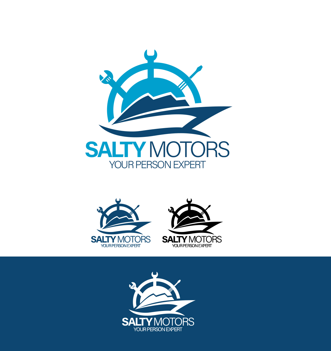 Logo Design by Riaz Rehman for Salty Motors | Design #28592471