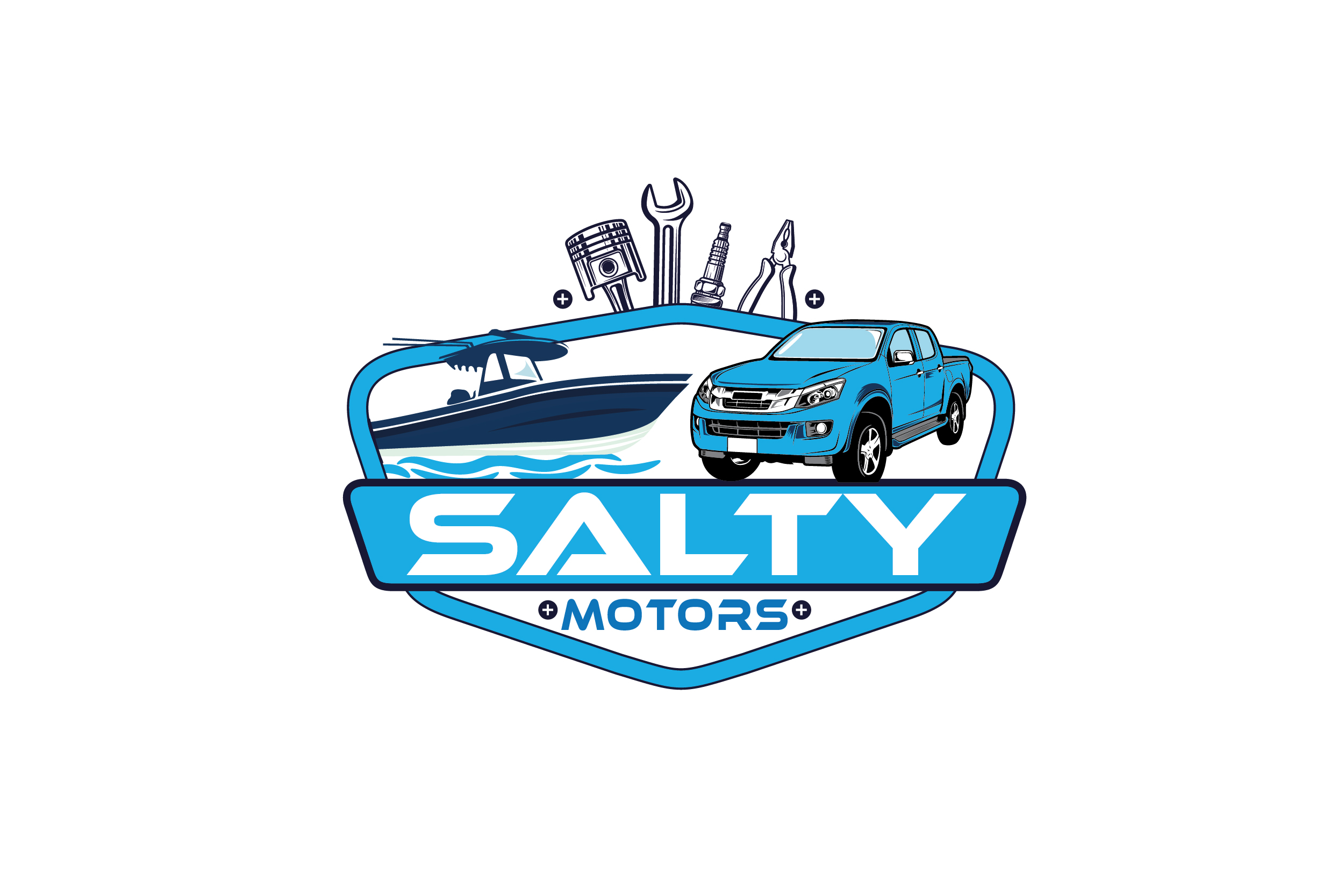 Logo Design by #hashtag_DEsigN for Salty Motors | Design: #28593039