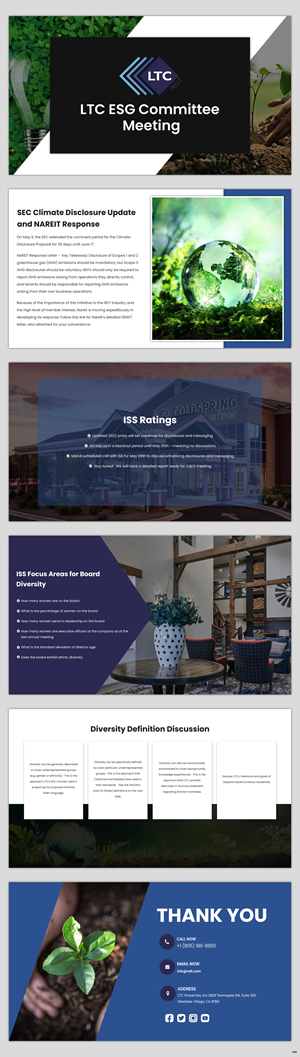 PowerPoint Design by pb for LTC Properties | Design: #28602096