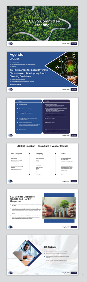 PowerPoint Design by pb for LTC Properties | Design: #28602097