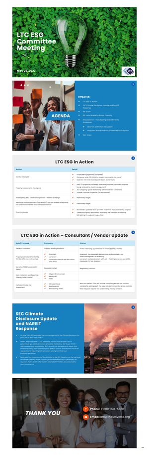 PowerPoint Design by pb for LTC Properties | Design: #28602103