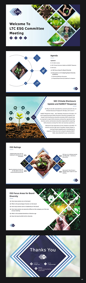 PowerPoint Design by pb for LTC Properties | Design: #28602105