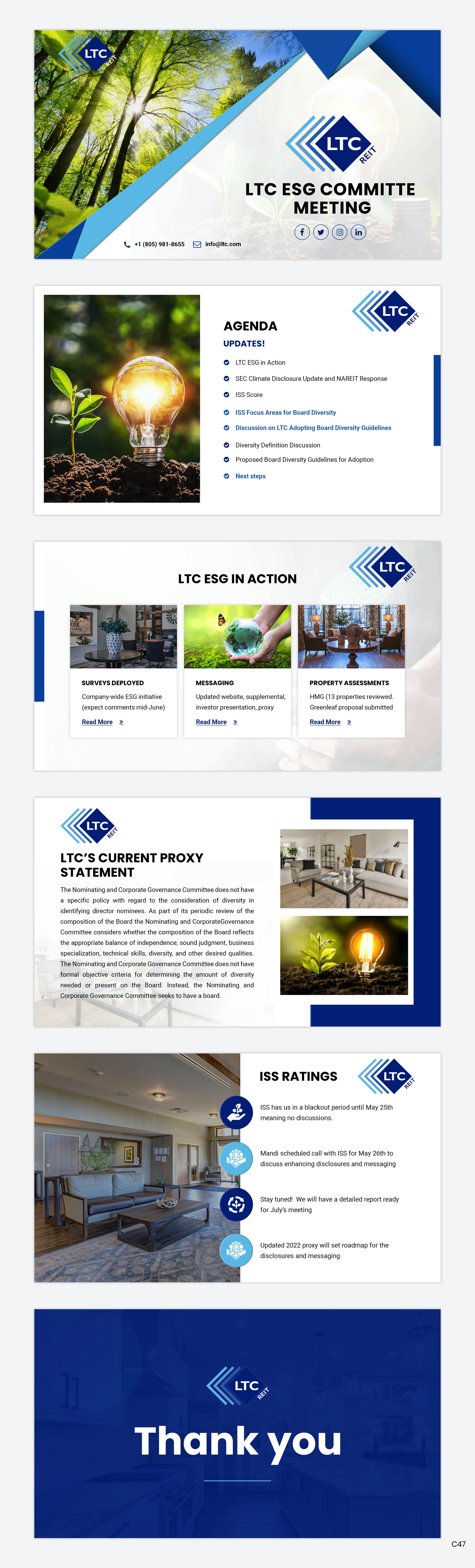 Design de PowerPoint par pb pour LTC Properties | Design #28602106