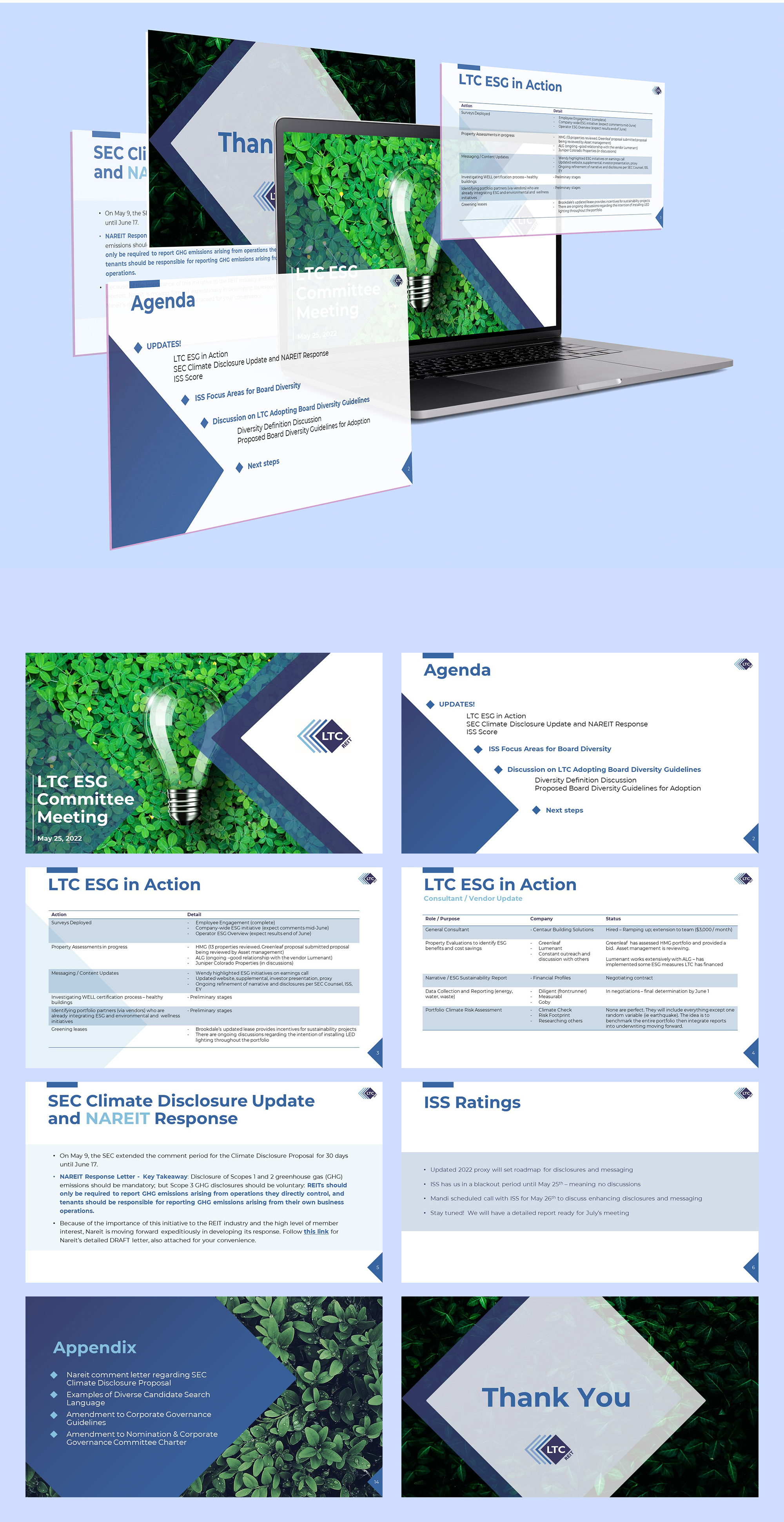 PowerPoint Design by JanuXart for LTC Properties | Design: #28598912