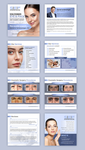 Schlessinger Eye and Face, Brochure 2022 | Diseño de Brochure por ZeneFashions