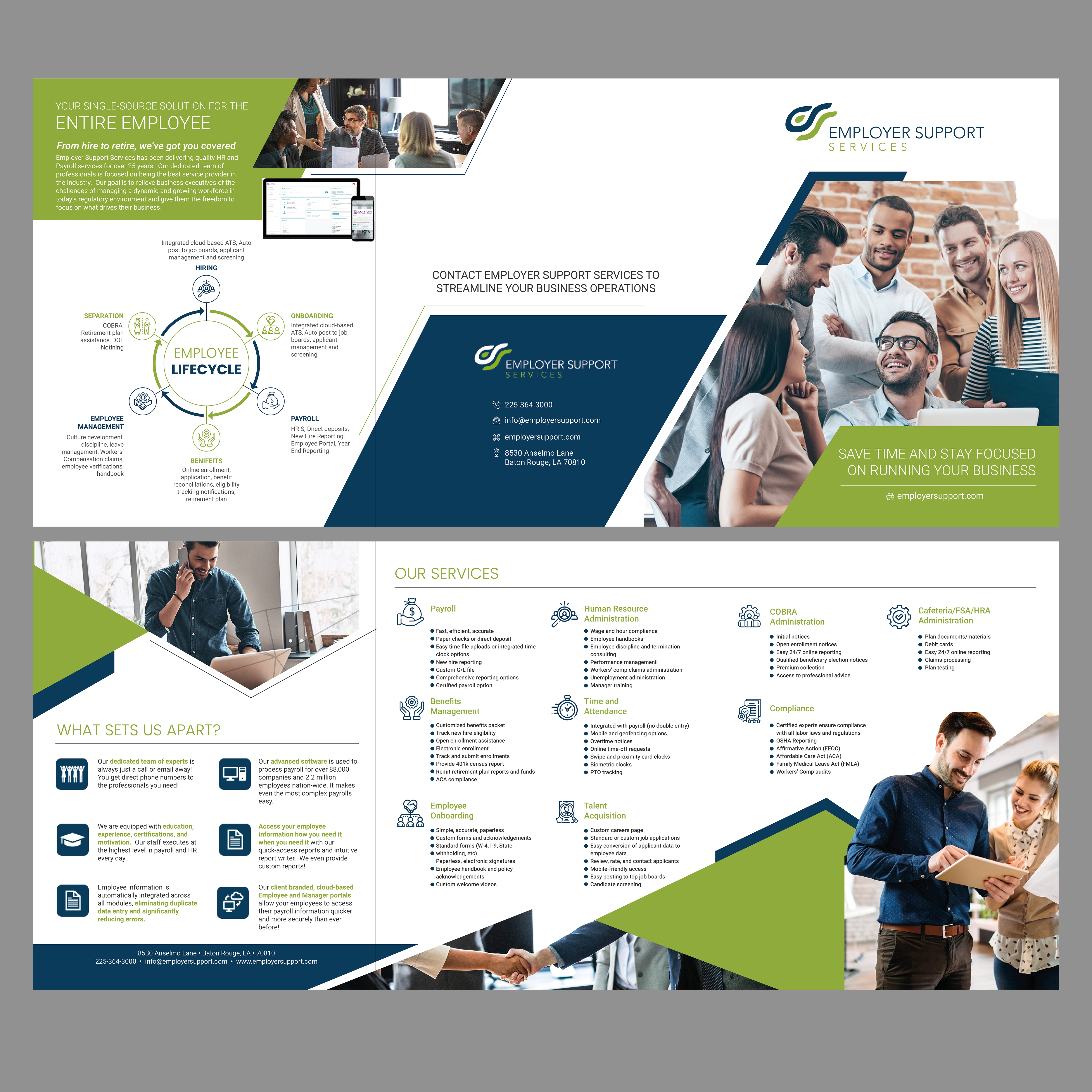 Brochure Design by thedesignstar for Employer Support Services, Inc. | Design #28604173
