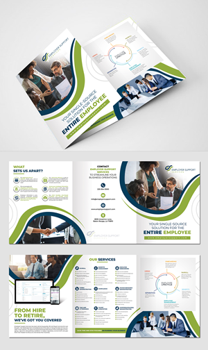 Brochure 11 x 25.5 Trifold | Diseño de Brochure por BLUE WINGS