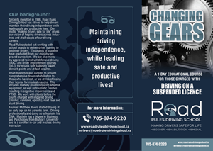Flyer Design by Sergio Coelho for Road Rules Driving School | Design: #28602767