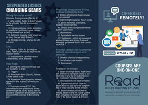Flyer Design by Sergio Coelho for Road Rules Driving School | Design: #28608563