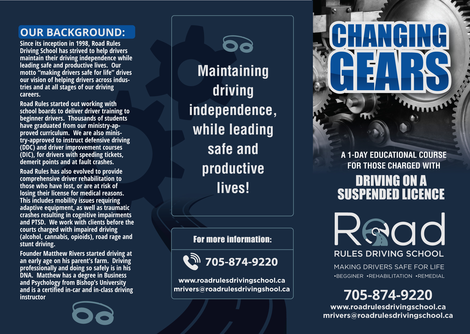 Flyer Design by Sergio Coelho for Road Rules Driving School | Design #28636606