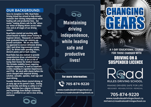 Flyer Design by Sergio Coelho for Road Rules Driving School | Design: #28636606